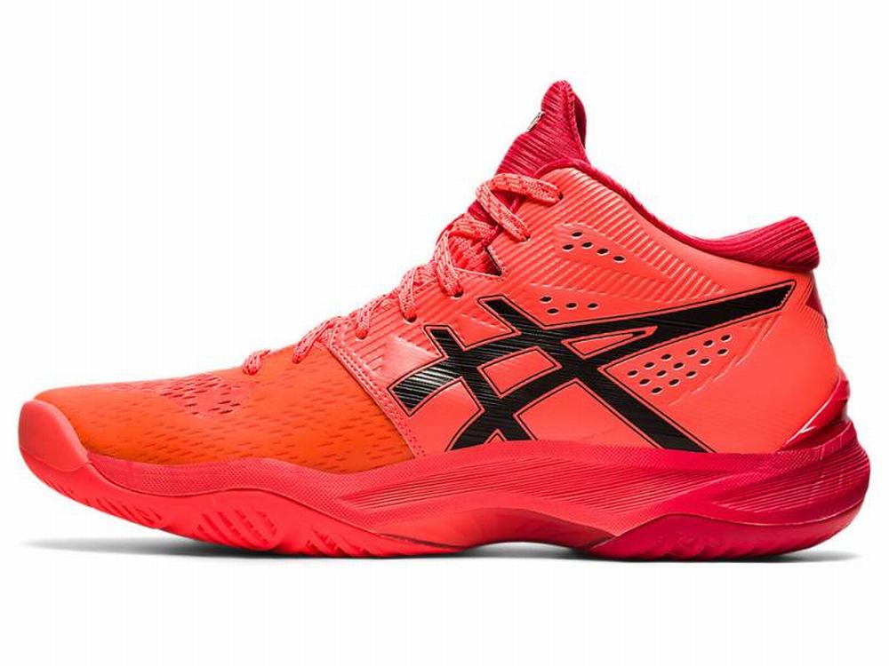 Tenis de Voleibol Asics En Linea SKY ELITE FF MT TOKYO Hombre Naranjas Rojos Negros